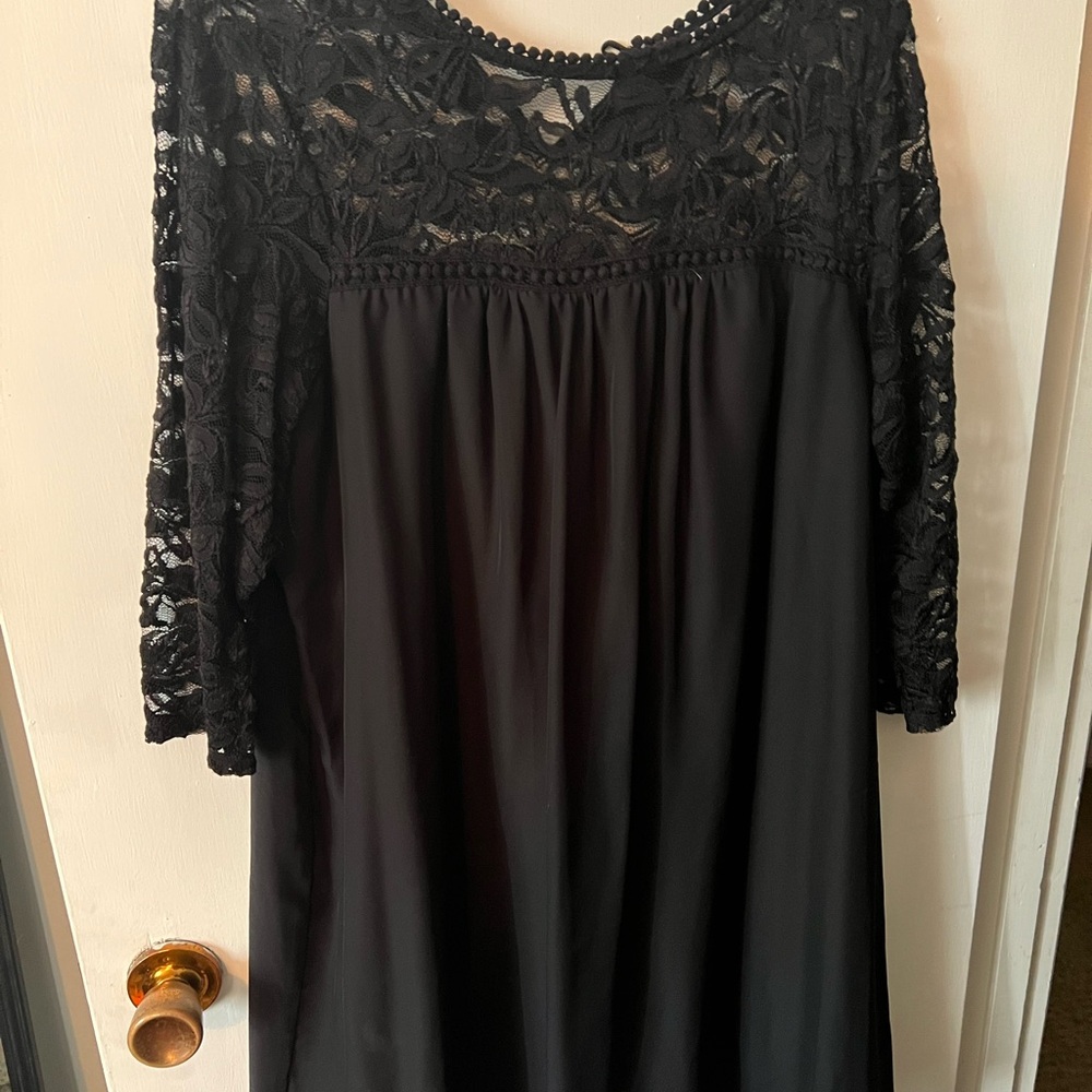 AUW Black Lace Dress